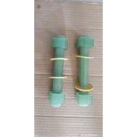 Quality Epoxy FRP Bolts With Nuts For Electrical Insulation And Corrosion Resistance for sale