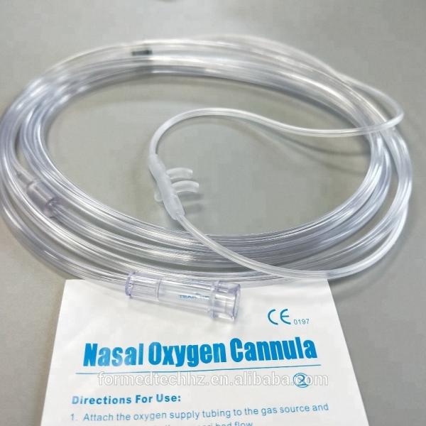 Quality Comfortable Disposable Nasal Oxygen Cannula With Standard / Soft Prongs for sale