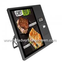 China 21.5 Inch Self Service Touch Screen Desktop Kiosk With Printer And Scanner for sale