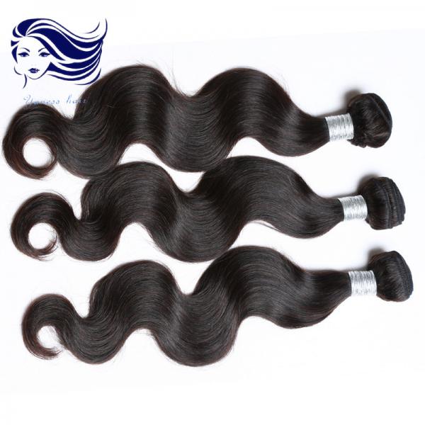 Quality Jet Black Grade 6A Virgin Hair Body Wave with 12 Inch No Shedding for sale