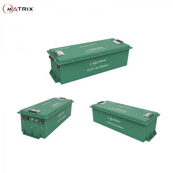 Quality Matrix Rechargeable 48v 100ah Lithium Ion Battery For Golf Cart for sale