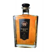 Quality Super Flint Fancy Rum Bottle Aluminium Wooden Cork Square Glass Decanter for sale