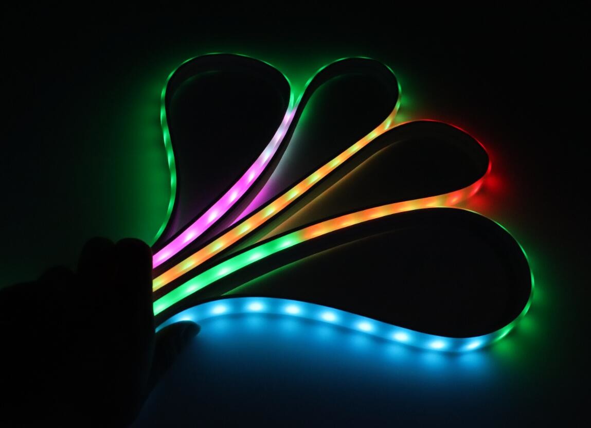 China 24v COB Flexible LED Strip Light Smart Voice WIFI APP RGB Color Music Synchronization factory