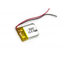 China 3.7V 45mAh Ultra Small Lithium Polymer Battery For Headset PAC331419 for sale