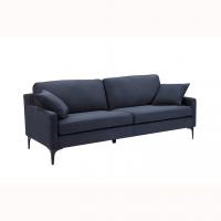 Quality Home Furniture Simple Leisure Design velvet upholstery fabric sofa luxury style for sale