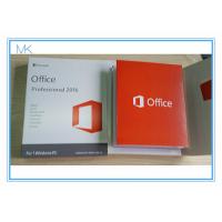 China Genuine Microsoft Office Professional 2016 Product Key 32 Bit / 64 Bit USB Flash Driver COA factory