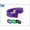 China Silicone Bracelet USB 32 GB Flash Drive Delicate Design for Gifts factory