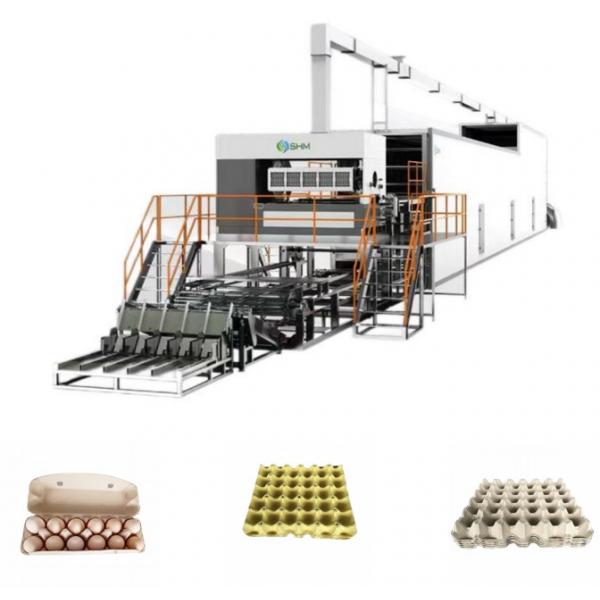 Quality Compact Paper Tray Making Machine precise Pulp Tray Forming Machine for sale