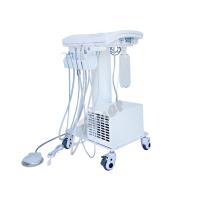 China 540W Foot Switch Dental Unit With Air Compressor Suction Three Way Syringe Handpiece Scaler factory