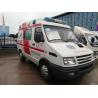 China customizd IVECO brand diesel ambulance car for sale, High quality and best price IVCEO hospital first-aid ambulance car factory