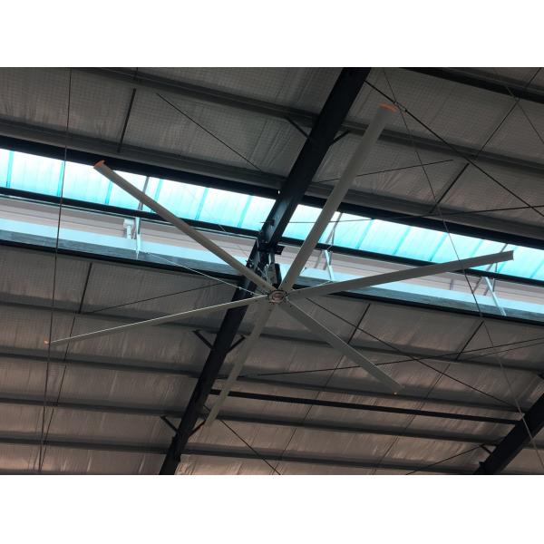 Quality 1.5KW Hvls Industrial Workshop Ceiling Fan Ventilator Air Cooler Devices for sale