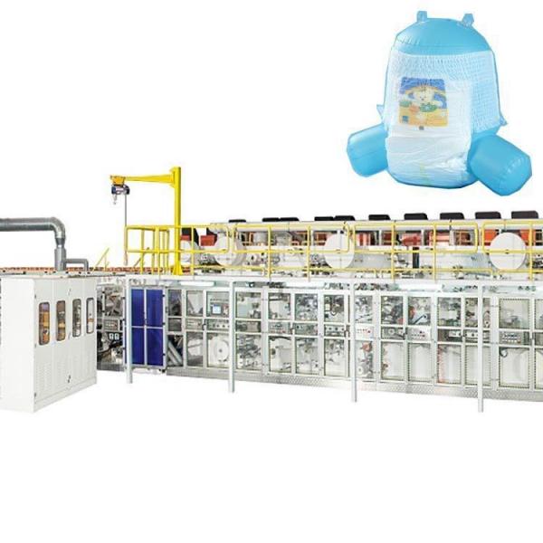 Quality CE Certification Baby Diaper Making Machine  I Shape to T Shape for sale