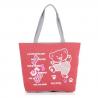 China Screen Printed Carrier Bags / Custom Canvas Bags With Two Soulder Straps factory