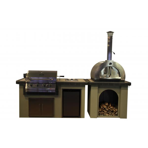Quality Islands AGA  Stainless Steel Wood Fired Pizza Oven Steel Wood Fired Pizza Oven for sale