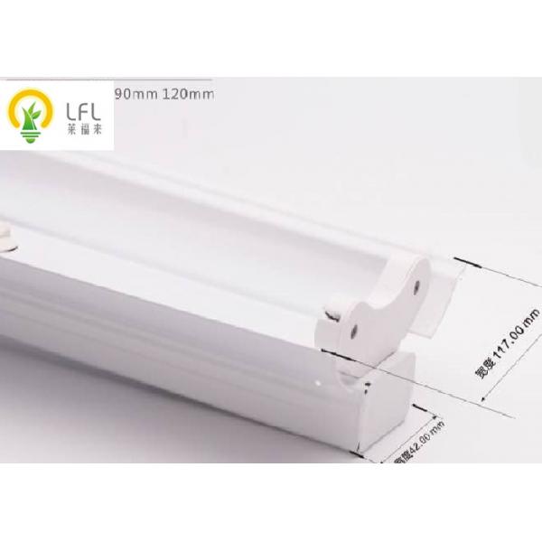 Quality Batten Light Fitting For T5 Tube Batten , Plastics / Metal Material LED Batten Fitting for sale