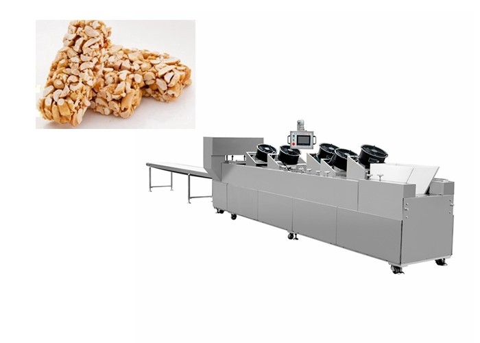 China Stainless Steel Hard Crispy Peanut Cereal Bar Making Machine factory