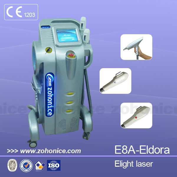 Yag Verticle E-light IPL RF For Tattoo Removal / Hair Removal