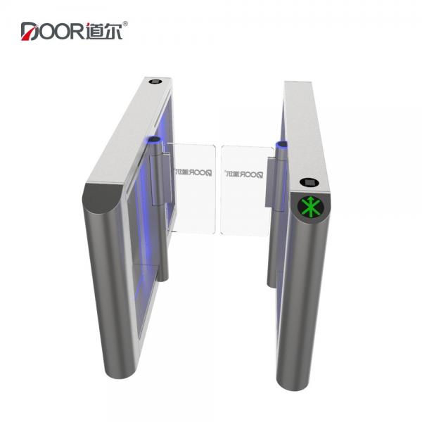 Quality Silver Speed Gate Turnstile Fastlane Turnstile With Card Reader And Qr Code for sale