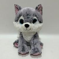 China 2024 New Big Eyes Series Sitting Husky Plush Toy BSCI Audit Factory factory