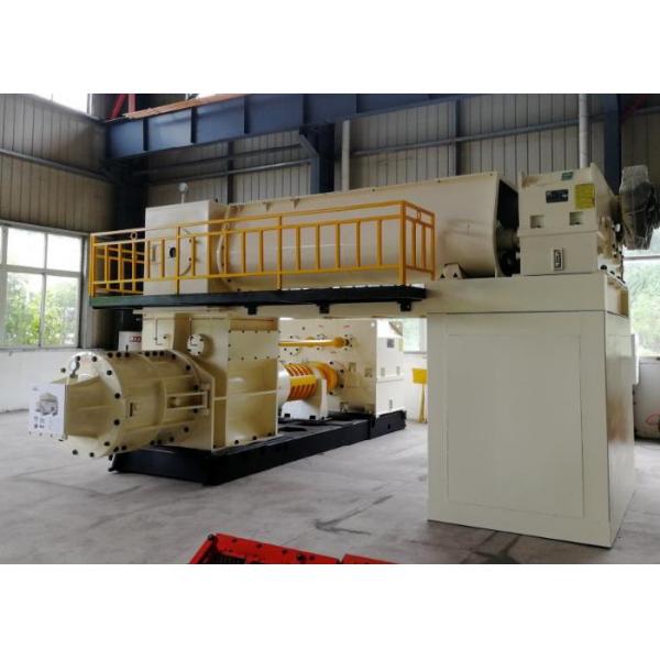 Quality Diesel Engine Hollow Clay Red Bricks Manufacturing Machine Vacuum Extruder for sale