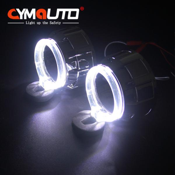 Quality Mini Xenon HID Projector Shrouds Angel Eyes LED Light Guide Shrouds for sale