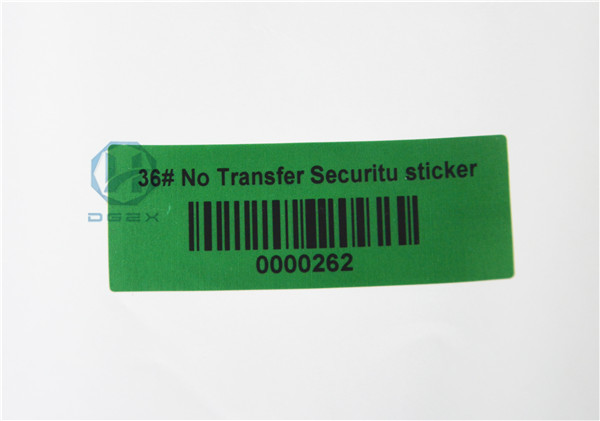 Quality Multi Colors Printing Self Adhesive Security Labels For Many Printer for sale
