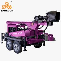 Quality Trailer Mounted Water Well Drill Machine Rig Hydraulic Small Water Well Drilling for sale
