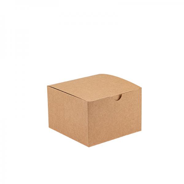 Quality Brown Kraft Paper Boxes For Food Waterproof Oilproof Eco Friendly for sale