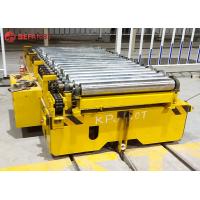China PLC Programmed Rail Automatic Guided Cart For Factory Roller Line factory