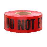 China Red Danger Do Not Enter Tape,Quarantine Tape 3” x 1000’Safety Barrier Hazard Warning Barricade Tape Non-Adhesive for factory