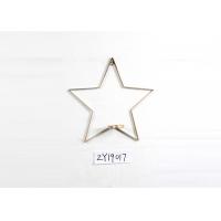 China LED Wax Gold Silver Sconce Metal Star Candle Holder factory