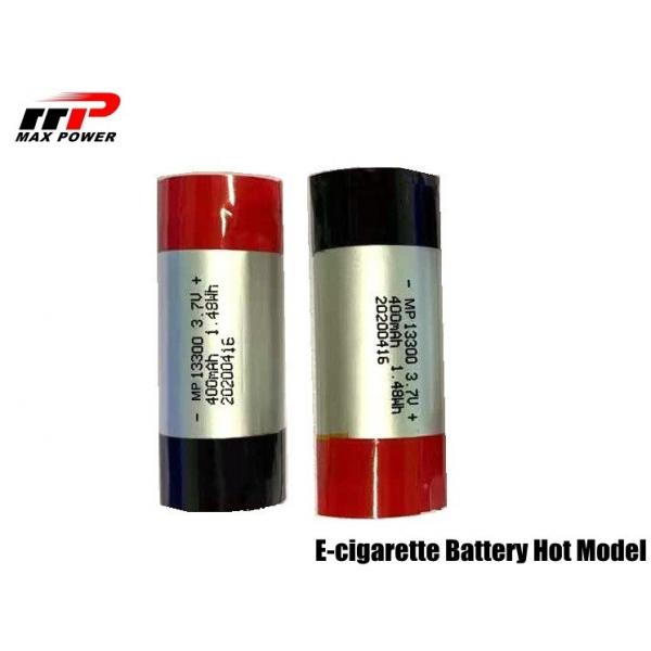 Quality E Cigarette Lithium Ion Polymer Battery 400mAh 420mAh 3.7V MP13300 1C Discharge Current for sale