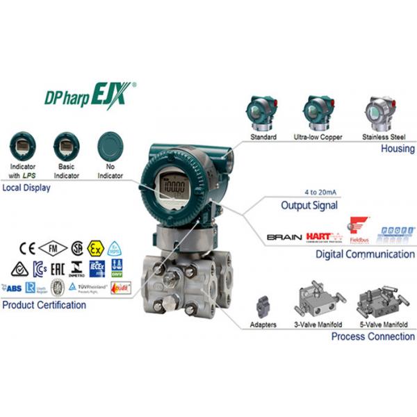 Quality EJX110A Industrial Pressure Differential Indicating Transmitter For Level for sale