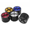 China 4 Layers 63mm 2.5inch Aluminum Alloy  Tobacco Spice Crusher OEM LOGO Herb Grinder factory