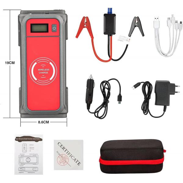Quality Smart 20000 Amp 12v 24v Jump Starter Electronic With Lithium Battery for sale