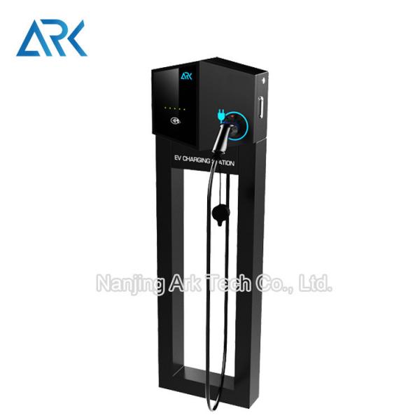 Quality Natural Cooling 11KW Wall Mounted AC Commercial EV Charger for sale