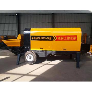 Quality HBTS60 60M3/H Concrete Delivery Pump XDEM 60 Cubic Meters Drag Pump 7200 Kg for sale