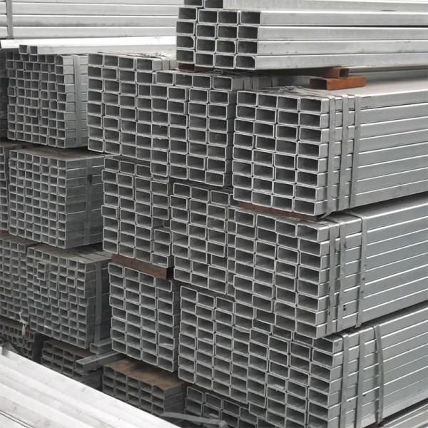 Quality Pre Galvanized Welded Rectangular Steel Hollow Pipe Section Prefab House Steel for sale