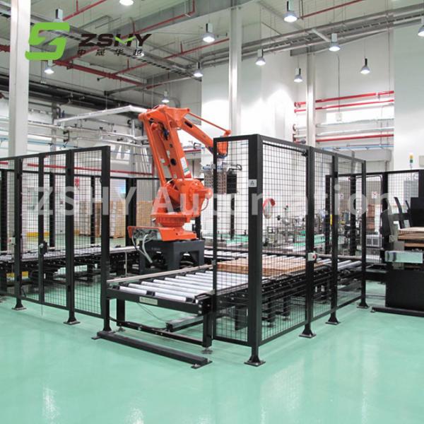 Quality Speed 10pcs/Min Automatic Robot Palletizer Carton Stacking Equipment for sale