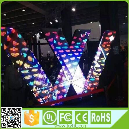 Quality LED Diamond DJ Booth Full Color Led Screen Sphere Arc Globe LED Screen 700w for sale