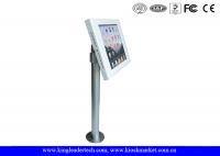 China 360 Degree Adjustable Secure Ipad Enclosure Desktop With 400 mm round pole factory