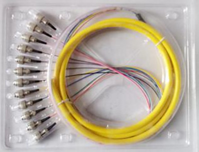 Quality SM/MM Optical Fiber Pigtail , UL 94V 0 Ftth Fiber Optic Cable for sale