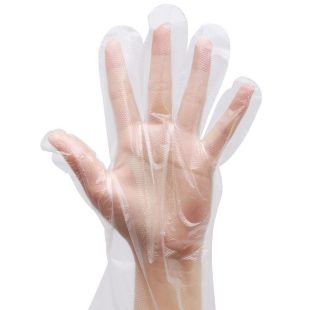Quality Self Serve ABS Tabletop Glove Wearing Machine for sale
