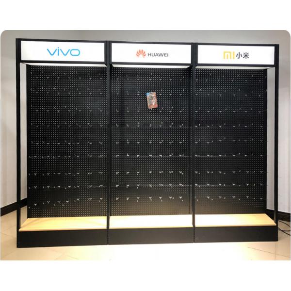 Quality Metal Frame Cell Phone Store Fixtures Displays / Hanging Cell Phone Wall Display for sale