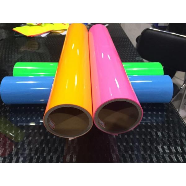 Quality Glossy 120microns Vinyl Sticker Roll Self Adhesive For Advertising for sale