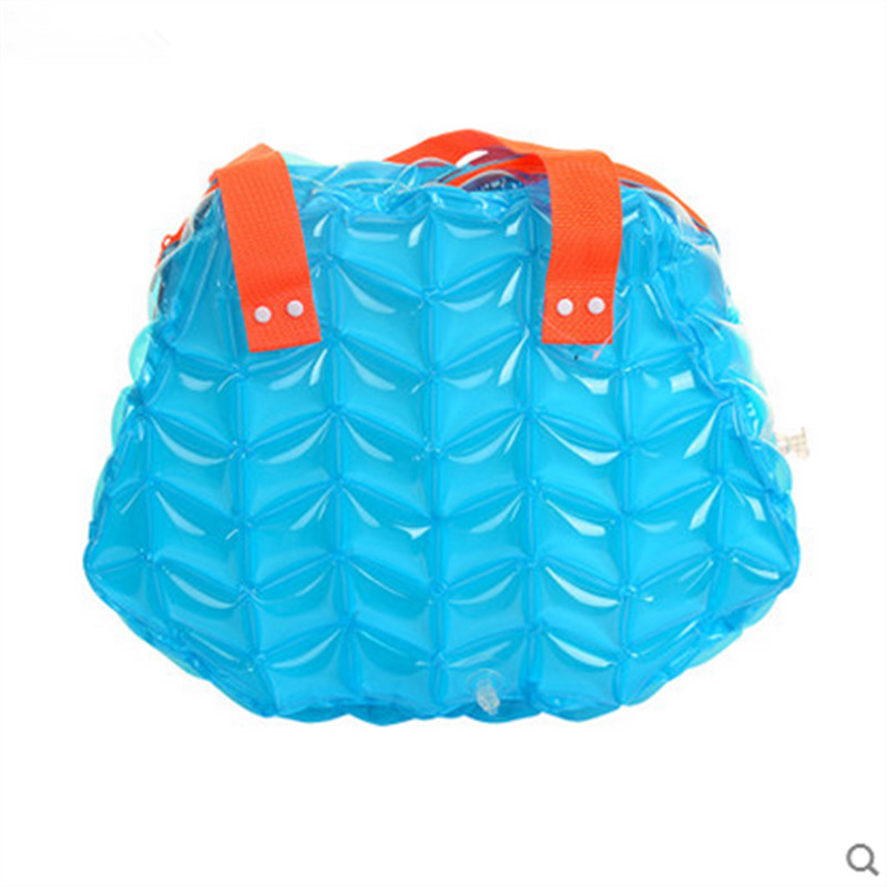 China Trend Summer high quality fashion bubble waterproof bag jelly beach bag crystal shoulder bag inflatable dabble dry bag for sale