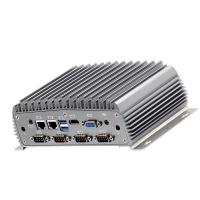 Quality Industrial Small Fanless Computer 6 COM 2 Gigabit LAN Intel 7th Gen I5-7200U I7 for sale