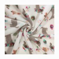 Quality Soft Anti Pilling Polar Fleece Fabric Custom Pattern 100D Printed For Garment for sale