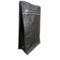 Quality 5-10 Days Leadtime Matt Flat Bottom Pouch With Ziplock For Coffee Packaging for sale