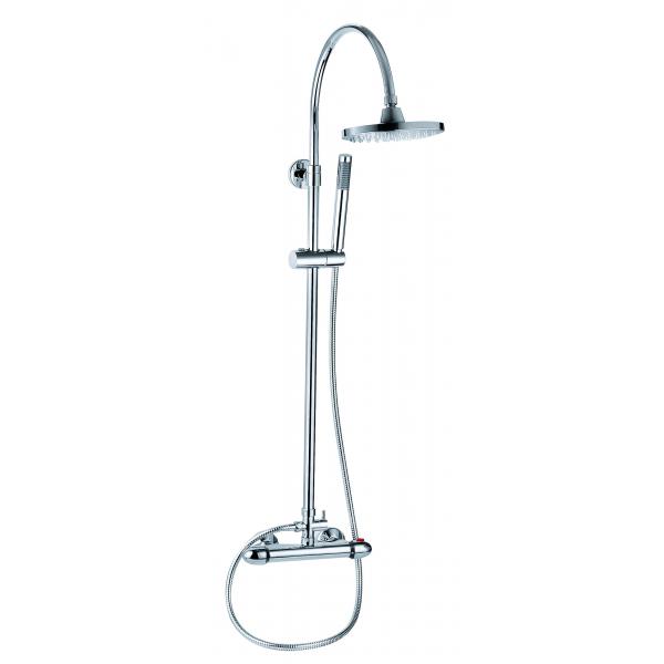 Quality Modern Thermostatic Shower Taps Polished Brass Material for sale
